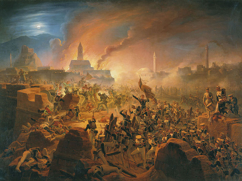 Siege of Akhaltsikhe 1828, by January Suchodolski